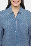Triumph Viscose Loungewear Dress - Blue Combination — thumbnail 4